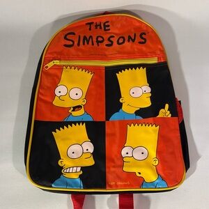 🔆RARE🔆 VTG THE SIMPSONS BAGS MANY FACES OF BART 1995 KIDZ BIZ KIDS BACKPACK